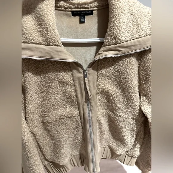 Banana Republic Jackets Coats Banana Republic Tan Sherpa